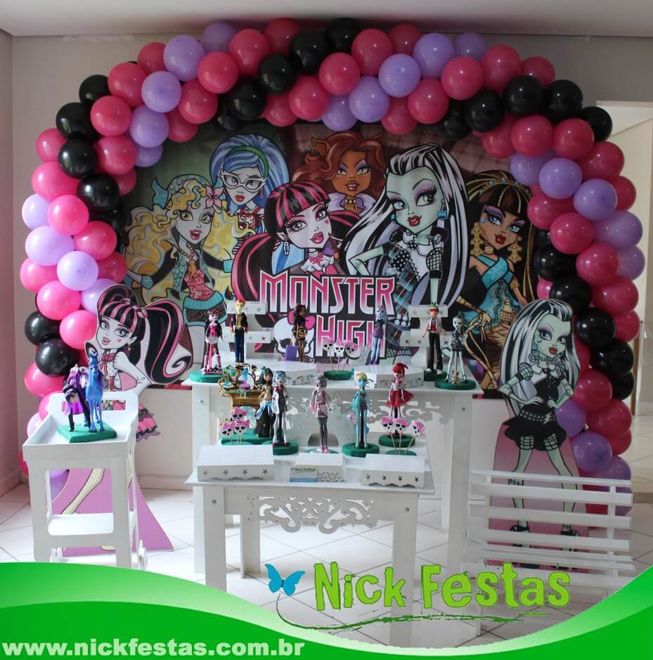 Decoração Festa Monster High