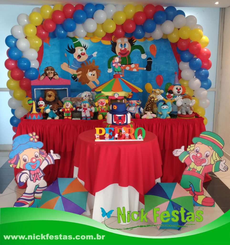 Aluguel de Decoração Para Festa Infantil Aniversários Mesa Cilindro