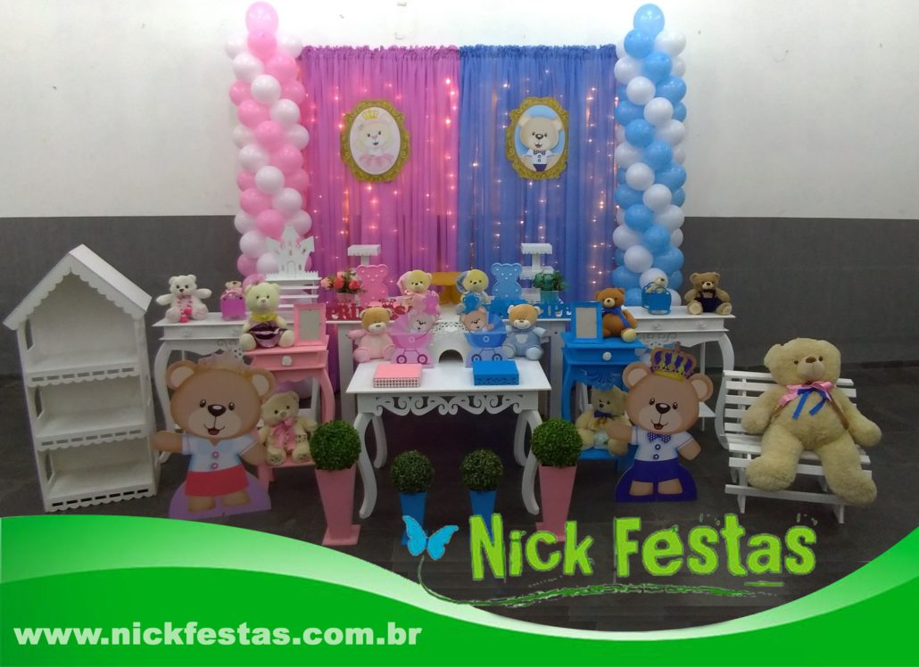 Decoração Chá Revelação - ferfestas e decorações