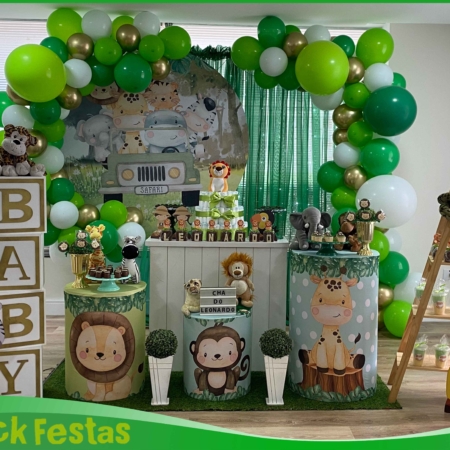 Aluguel de decoração Infantil e Chá de Bebê Safari