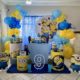 Decoração infantil Minions para festa de aniversário