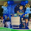 Mesa temática de decoração infantil para festa na Zona Norte