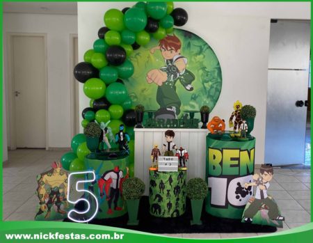 Aluguel de Decoração Infantil Ben 10